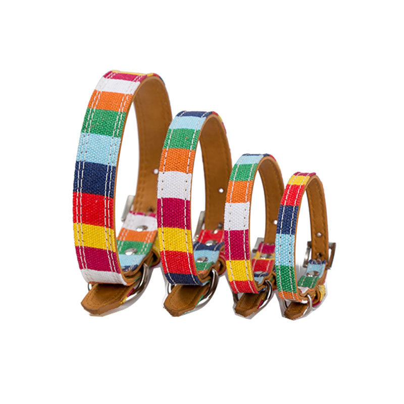 Barkable Rainbow Stripe Collar