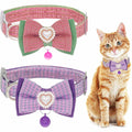 Barkable Breakaway Cat Collar — Bow & Bell, 2 Pack