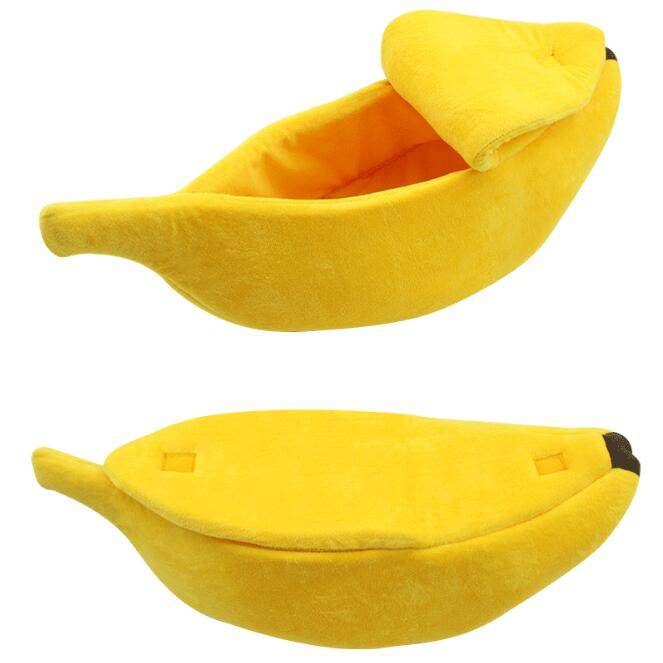 Barkable Banana Snuggle Bed