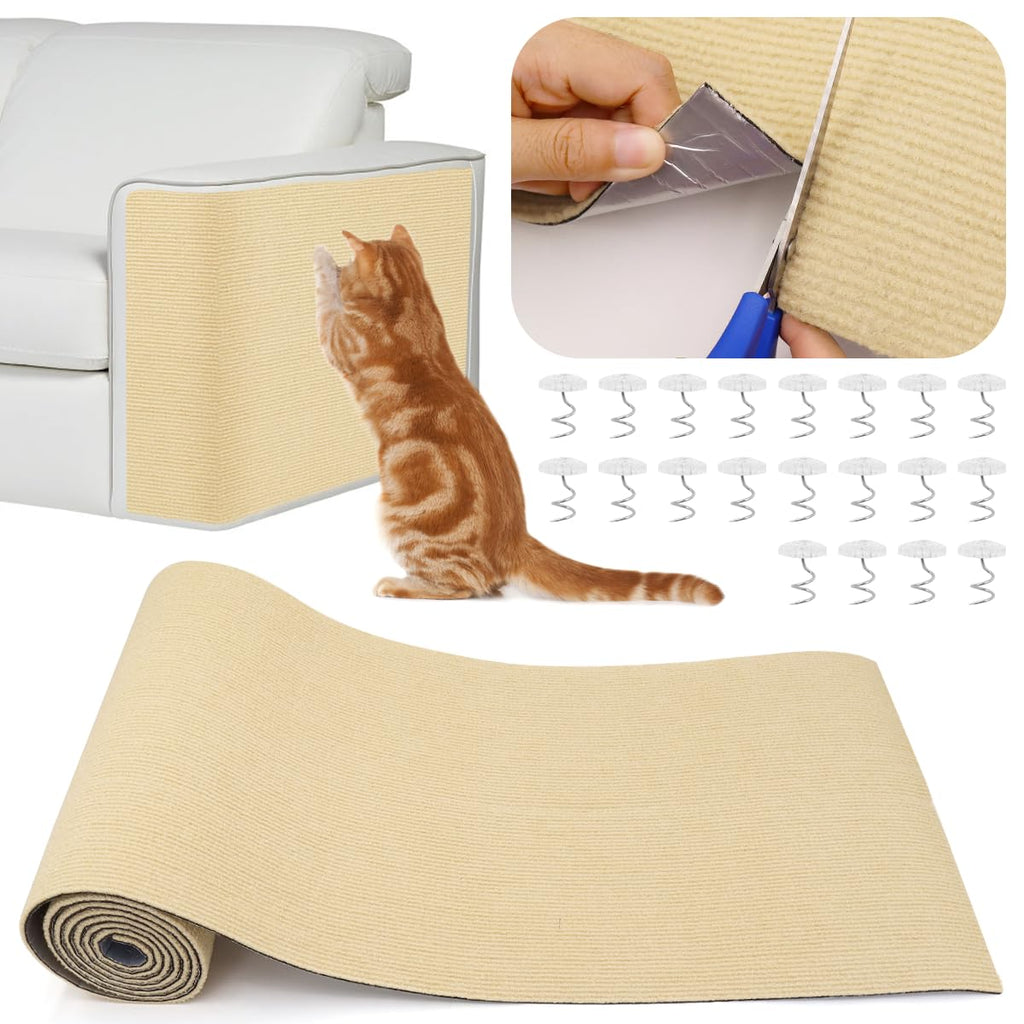 Barkable Couch Scratch Guard — 78 in, Self Adhesive