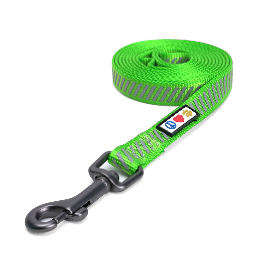 Barkable Reflective Training Leash — 6 ft, Green