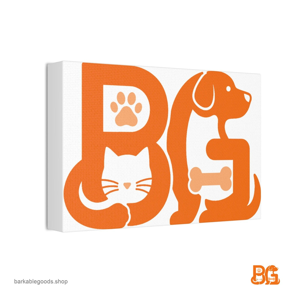 Barkable Pet Lover Canvas — Paw & Bone Wall Art