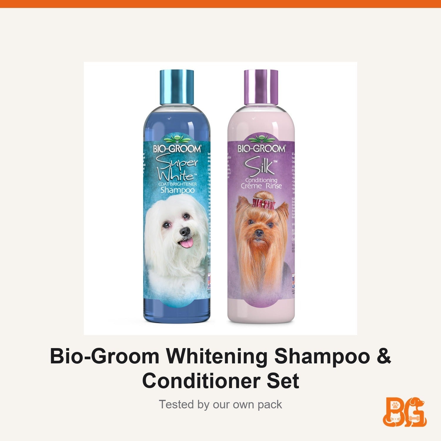 Bio-Groom Whitening Shampoo & Conditioner Set