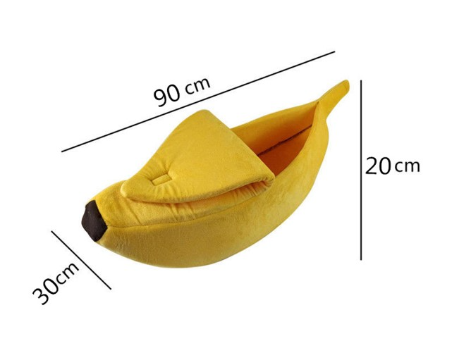 Barkable Banana Snuggle Bed