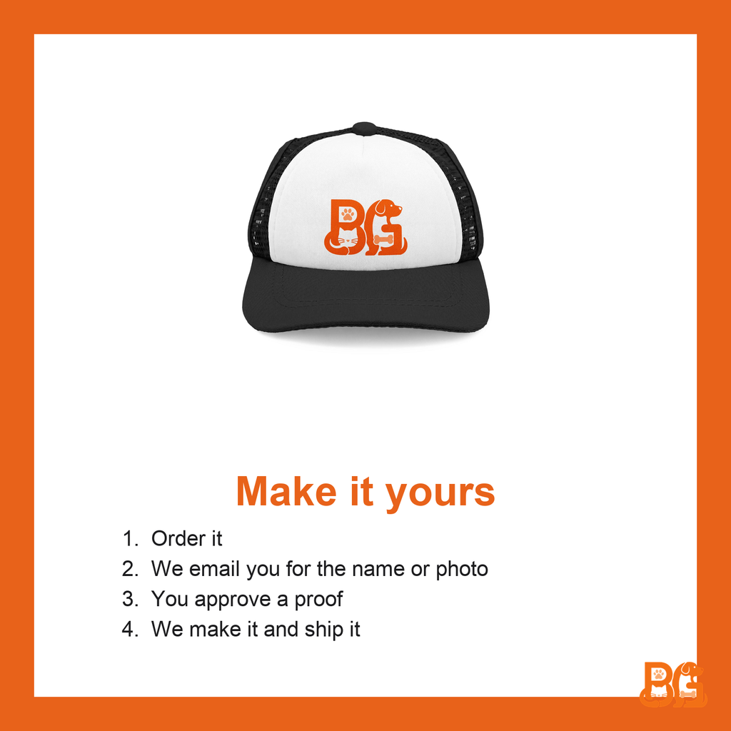 Barkable Foam Trucker Hat — Paw Logo