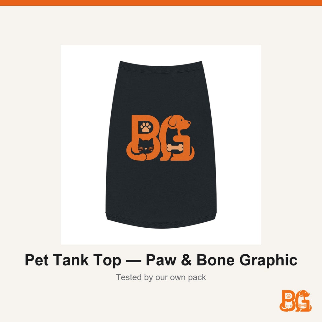 Barkable Pet Tank Top — Paw & Bone Graphic