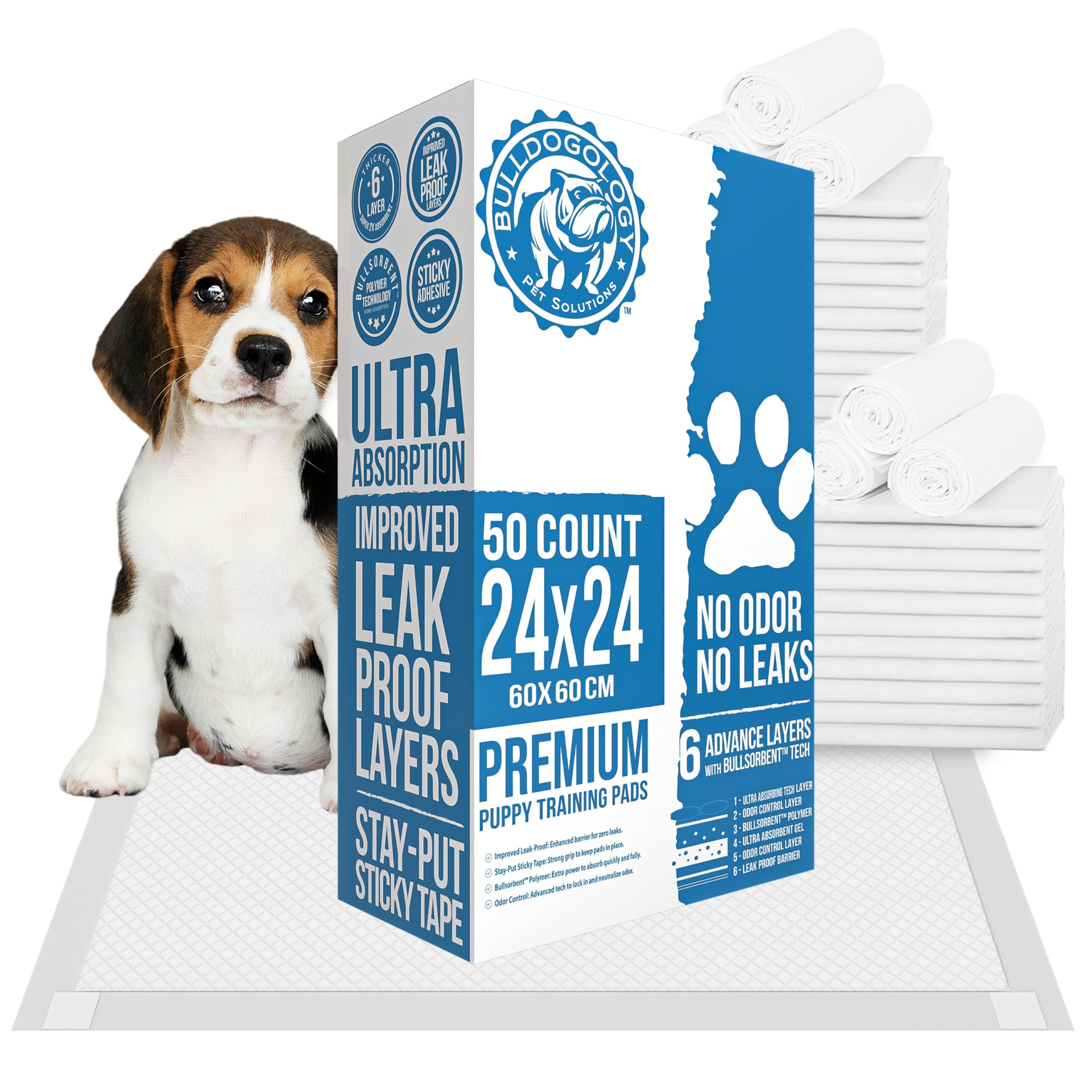 Barkable Training Pads — 24x24, 6-Layer, 50 Count