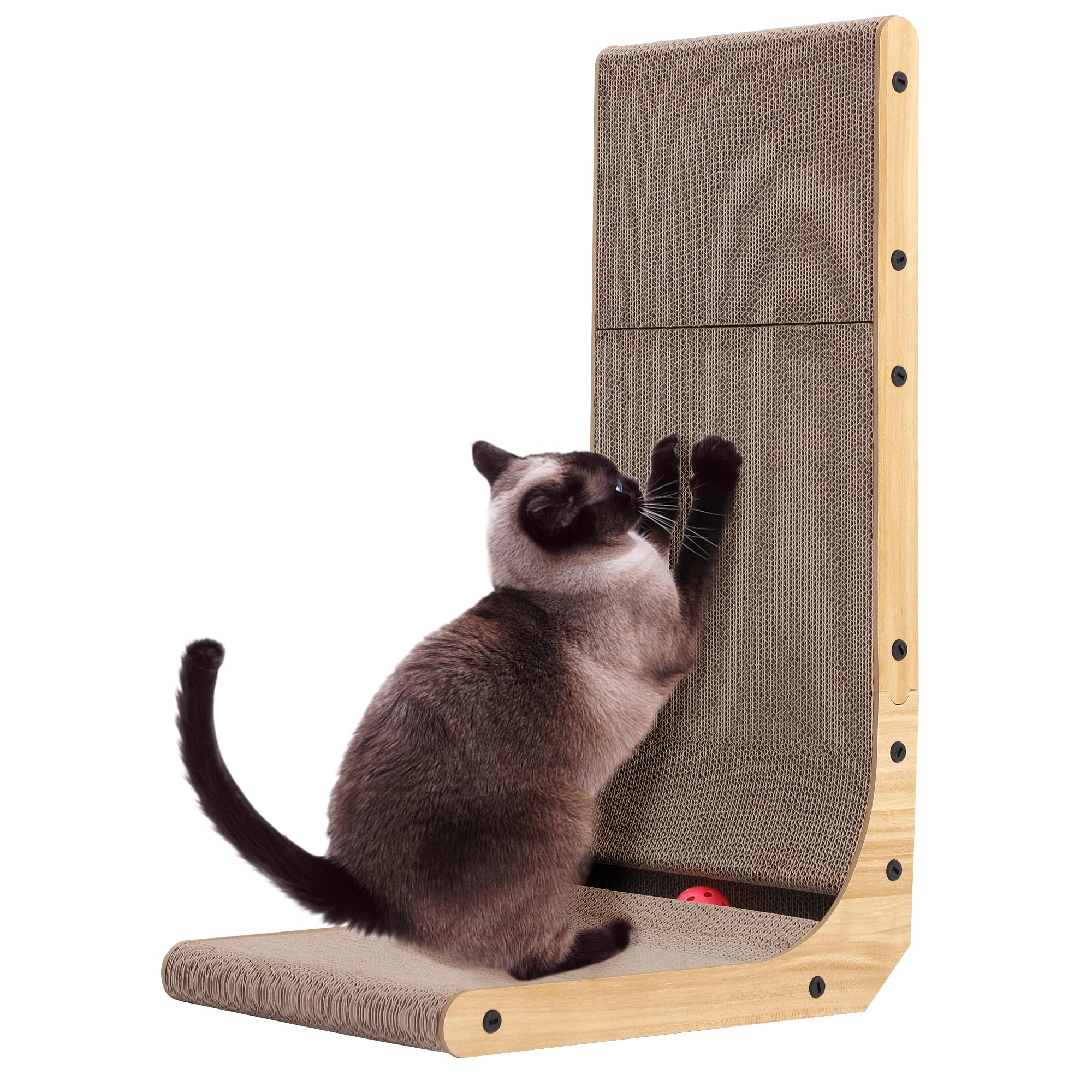 Barkable L Shaped Cat Scratcher — Wall Mounted
