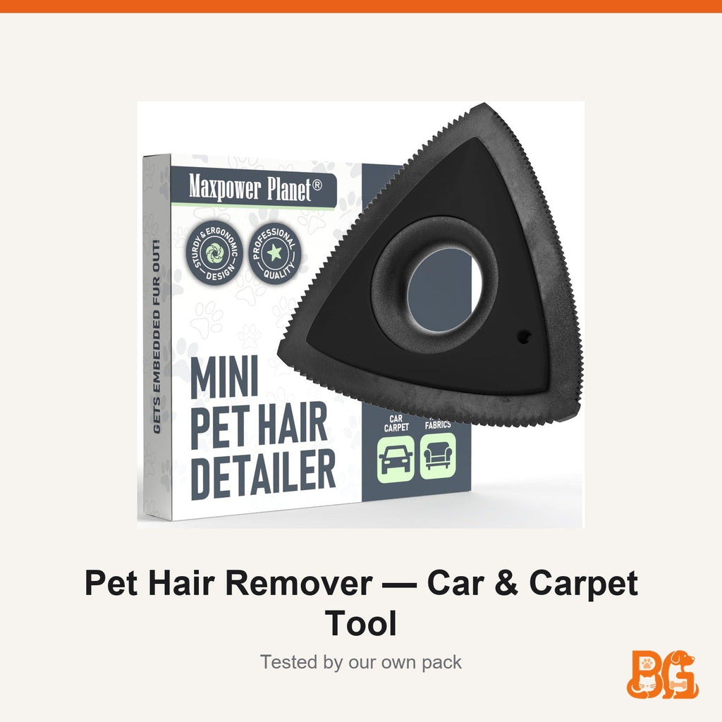 Barkable Pet Hair Remover — Car & Carpet Tool