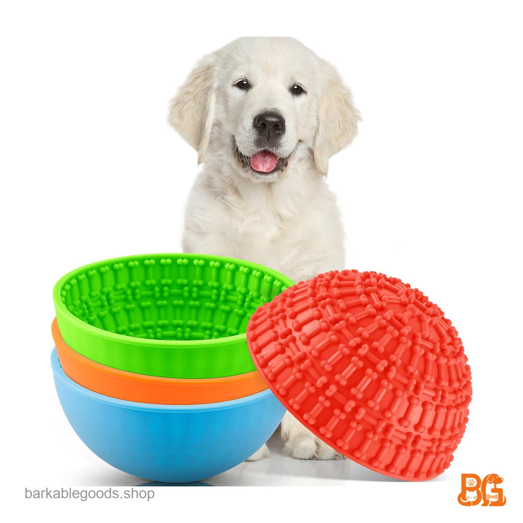 Barkable Wobble Lick Bowls — 4-Pack