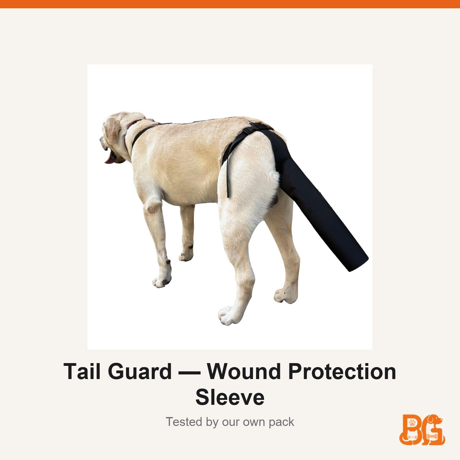 Barkable Tail Guard — Wound Protection Sleeve