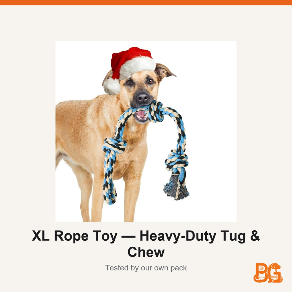 Barkable XL Rope Toy — Heavy-Duty Tug & Chew